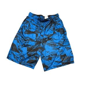 Nike Dri-FIT Shorts Men's Medium Blue‎ Black Athletic Training Gym Workout